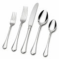 Besteckset 5-teilig Edelstahl Silber klassisches Tafeldeckbesteck
