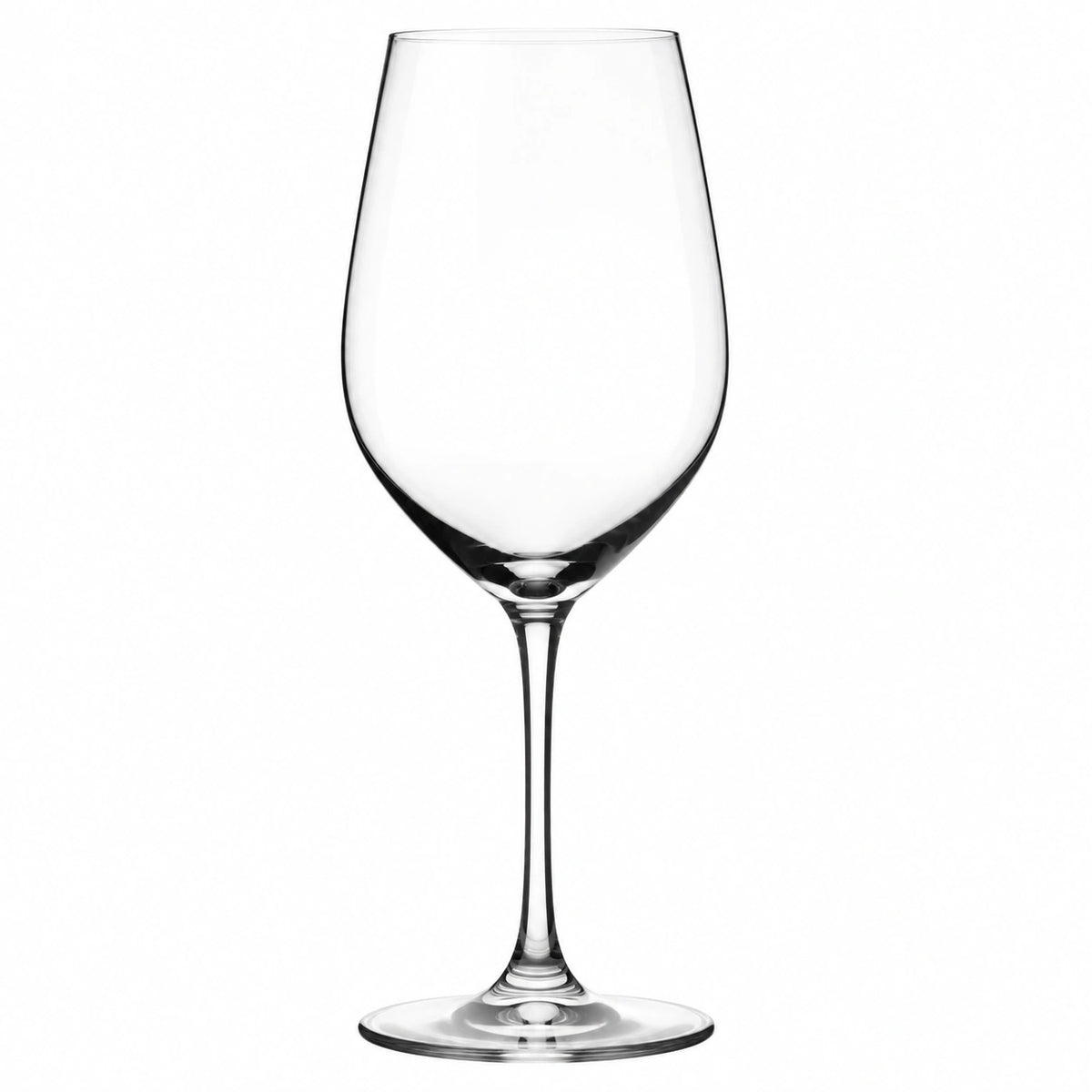 Weinglas 500 ml 23 cm klares Glas für Rotwein mit langem Stiel
